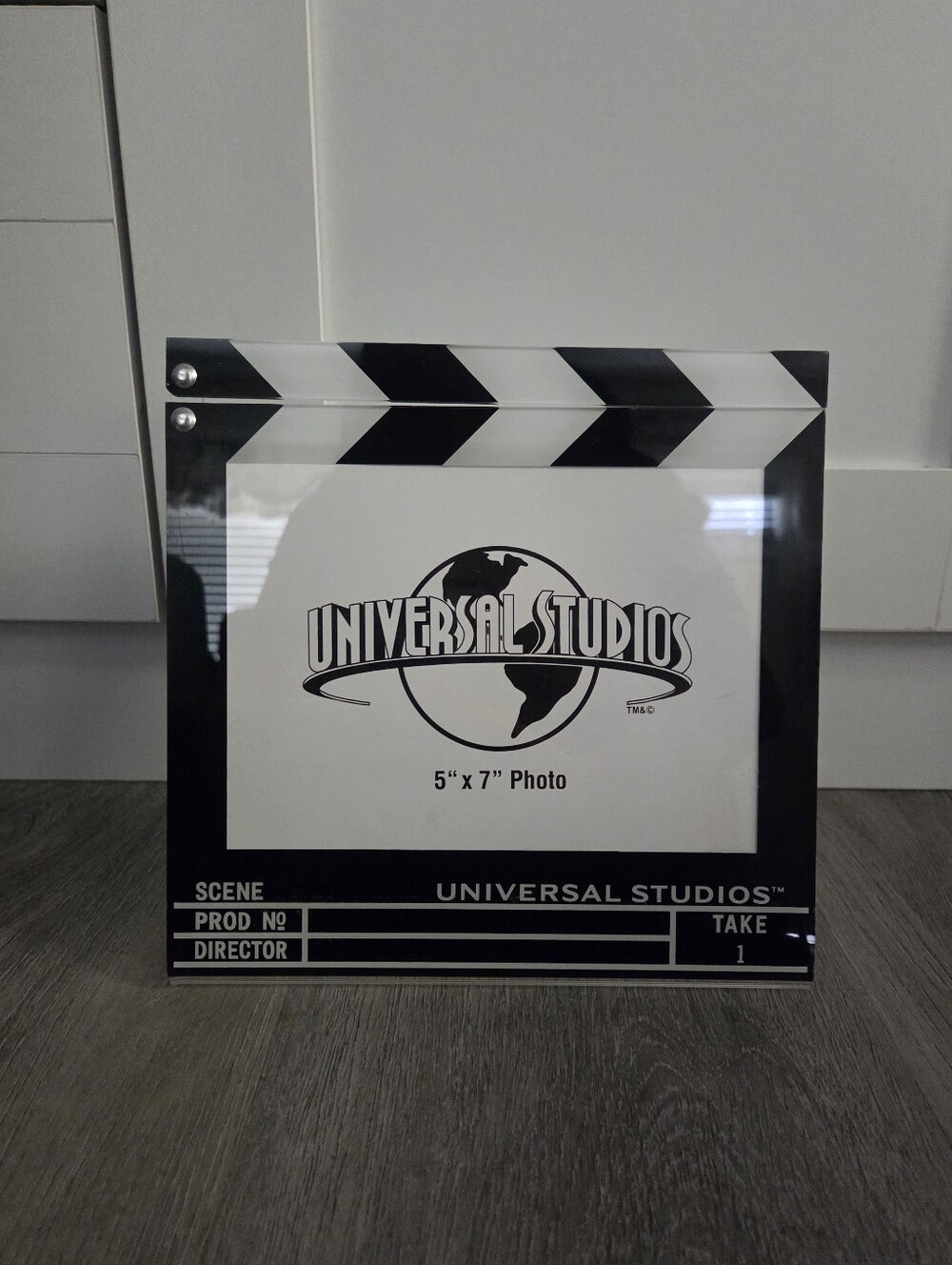 Universal Studios Black & White Clapperboard Picture Frame